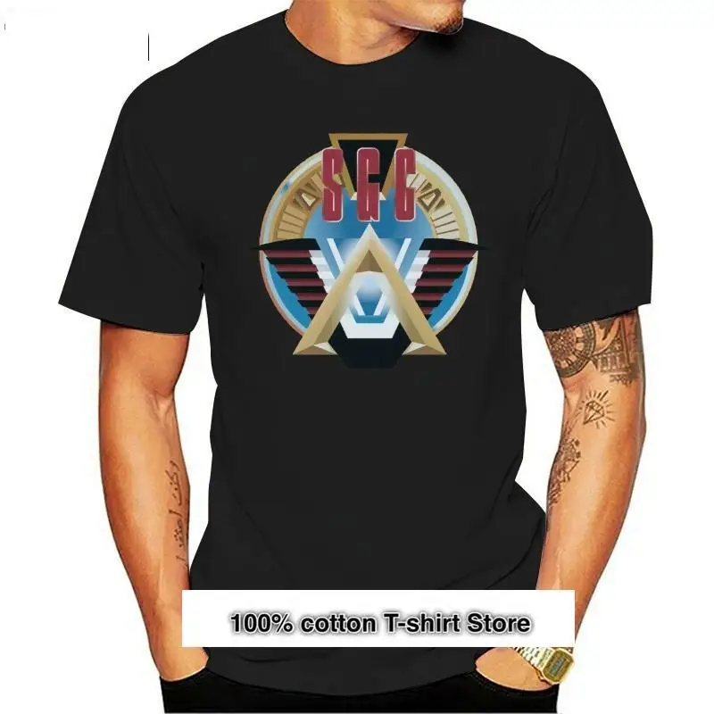 Camiseta против Logo Sgc de Stargate Sg-1 para adultos y niños, camisa de природен veraniego, nueva