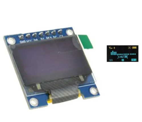 0,96 инча IIC SPI 3-5 В Сериен 128X64 OLED LCD Дисплей Светодиоден Модул на Дисплея син жълт сам електроника