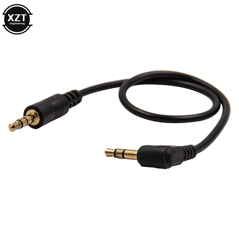 10шт аудио кабел 3.5 мм Aux Кабели с Позлатени 3,5 мм Конектор аудио кабел за Автомобилни Слушалки, MP3/4 Телефонни Динамиката на Помощен Кабел