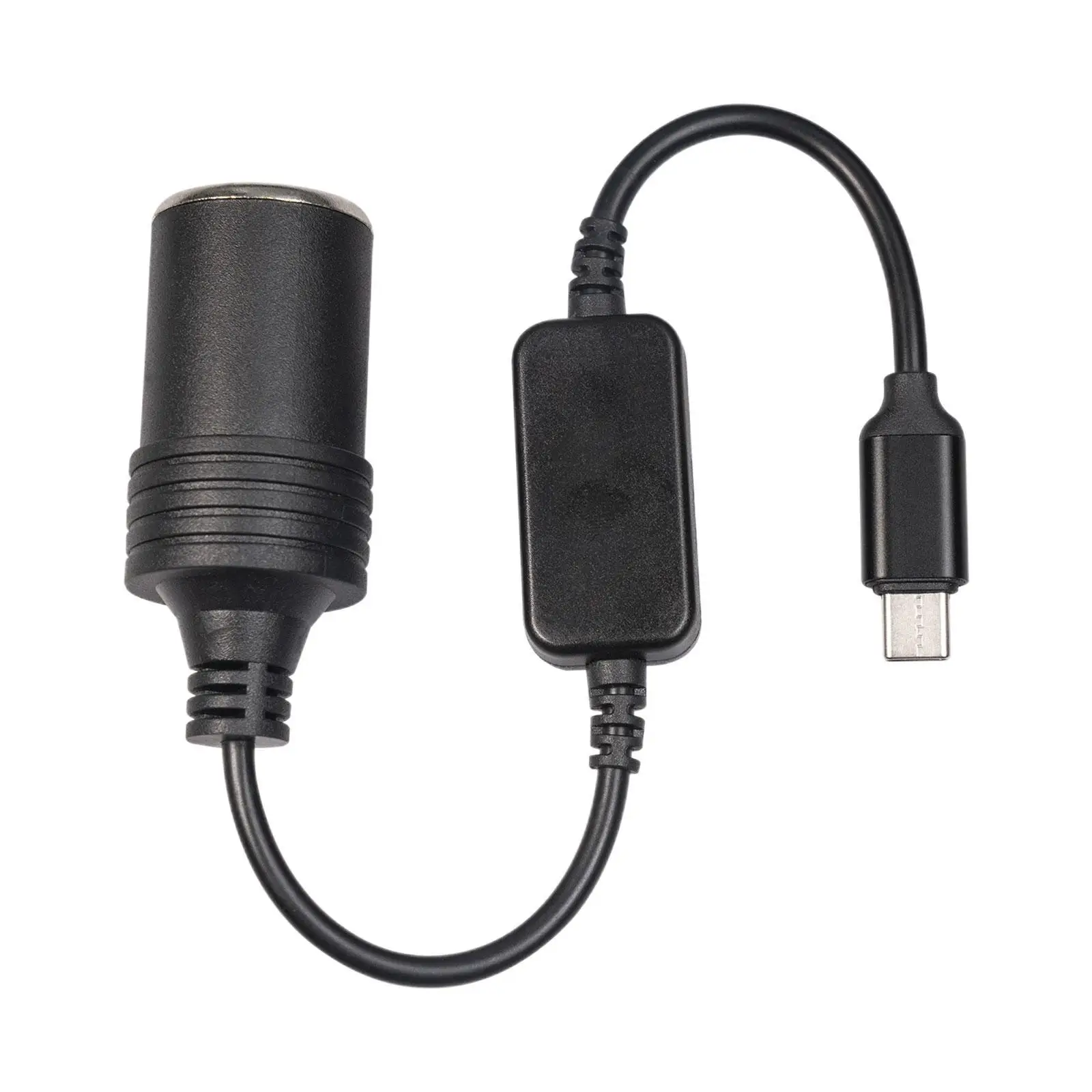 12V USB Type C се в гнездото на запалката на автомобил Женски конвертор Кабел-адаптер за автомобилни прикуривателей Авто прахосмукачка