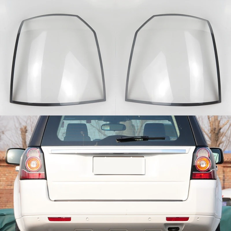 2 ЕЛЕМЕНТА Капак Заден Стоп Автомобила покритие на Задната Лампа във формата На Миди, За Land Rover Freelander 2 2013 2014 2015, Ляво и дясно