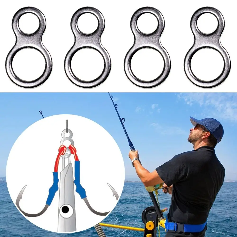 20/30шт Риболовни принадлежности за морска вода, хромирани риболовна стръв, съединител, риболовни принадлежности, риболовен пръстен, пълномаслено пръстен, 3 размера
