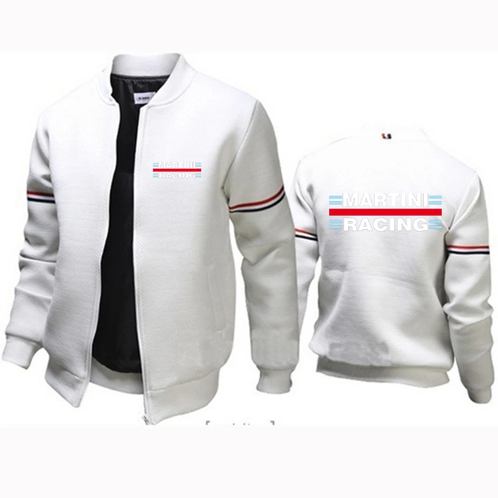 2023 Нов мъжки пуловер с принтом Martini Racing, летяща яке, пролетно-есенна мода спортни дрехи с дълъг ръкав, ежедневно яке с цип