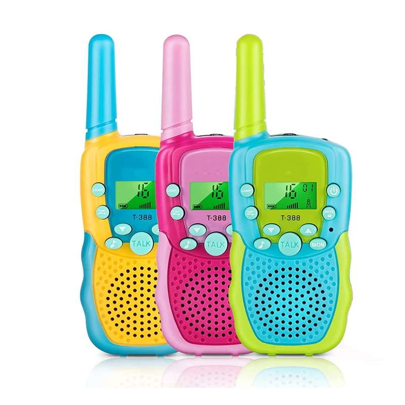 3 БР Преносими Радиостанции За Деца, Stem-Играчки за Активна почивка В помещението на разстояние от 3 км, Подаръци За Рожден Ден, За Момчета И Момичета