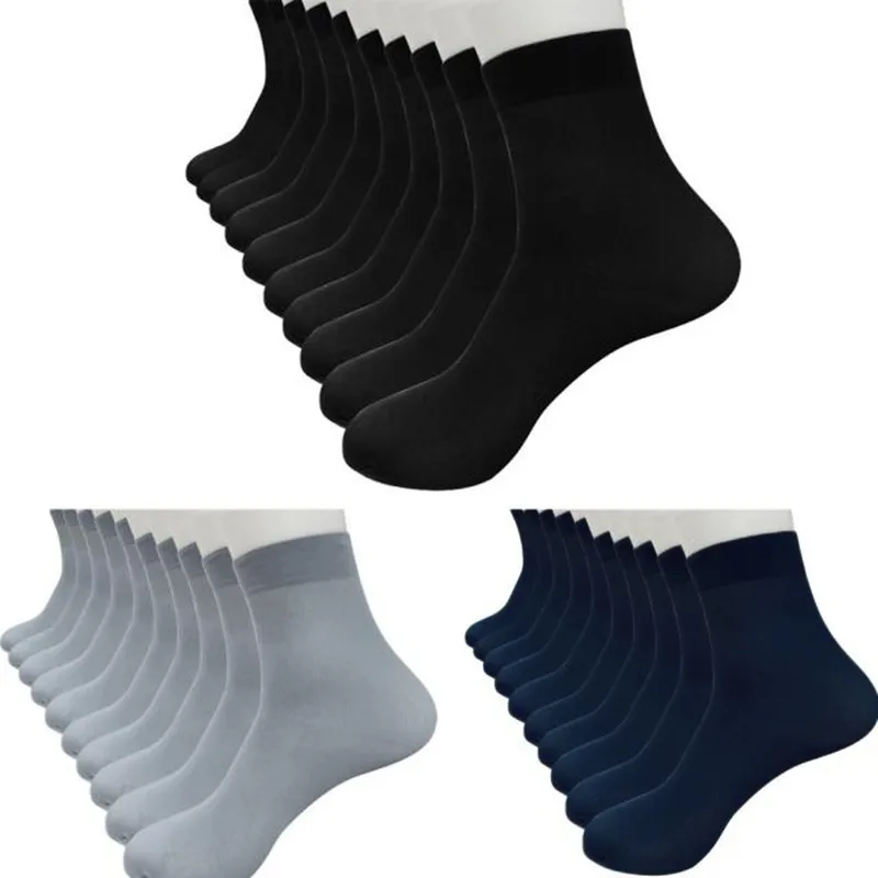 4 двойки от влакнести ултра тънки шелковистых Къси копринени чорапи, мъжки чорапи, Летни, Които миризма на краката, Много дишащи Чорапи