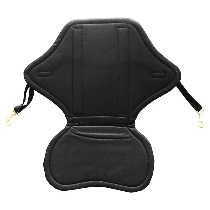 ELOS-универсална седалка за каяк с мека подплата, опора за гърба и регулируеми презрамки за каране на каяк, кану-каяк, рафтинг, риболов.