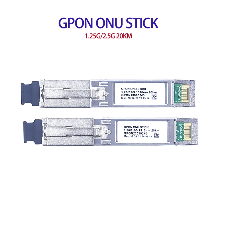 GPON SFP ONU Stick с жак MAC SC Модул DDM pon 1,25 Г/2,5 г 1310 нм/1490 нм