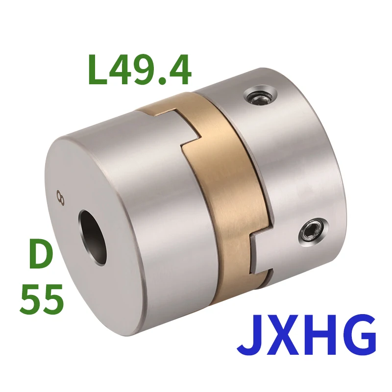 JXHG неръждаема стомана D55L49.4cross ползунковая прикачване точност ръководят моторници прът от алуминий бронзова подплата регулиране на эксцентриковая съединител