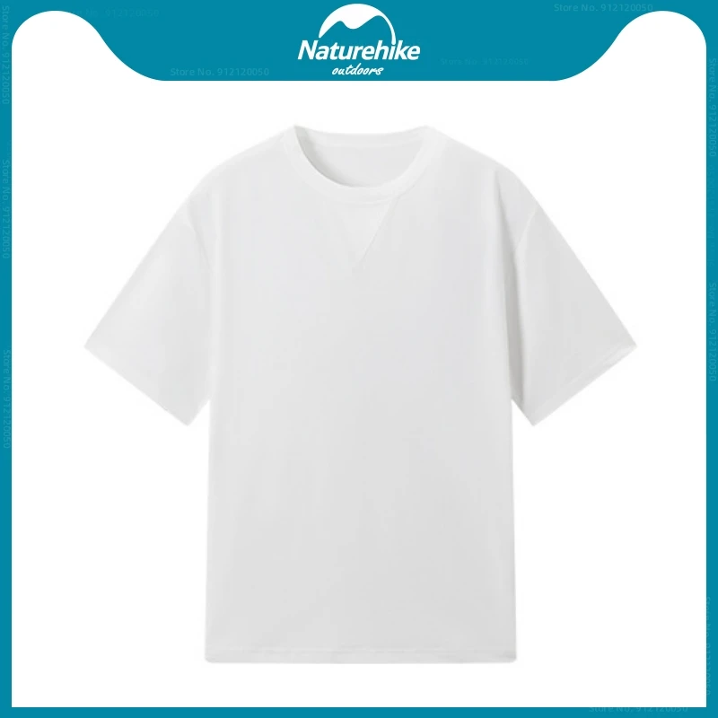 Naturehike бързо съхнещи блузи за мъже, тениски със защита от слънцето UPF50 +, ежедневни ризи с къс ръкав за къмпинг, монофонични принт