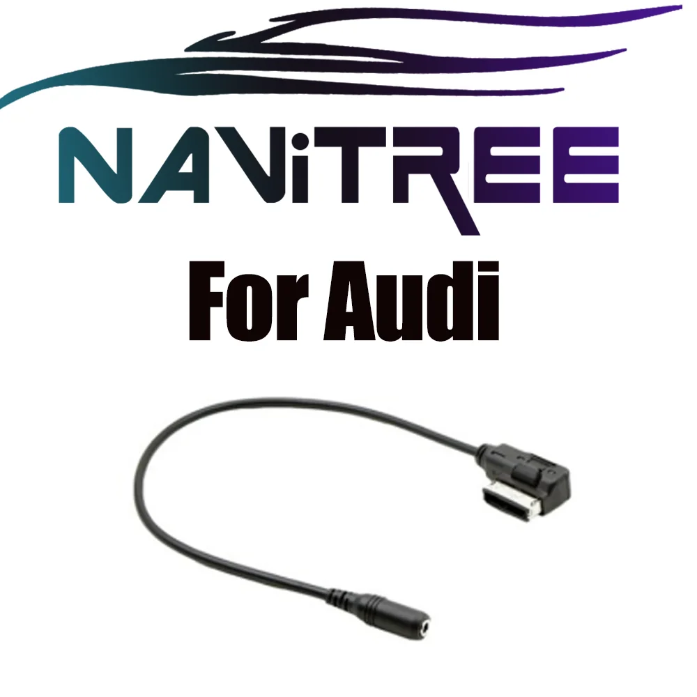 NaviTree Специализиран Автомобилен Мултимедиен кабел, аксесоари за Audi AMI