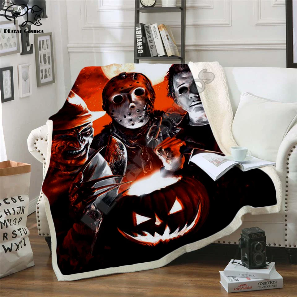 Plstar Cosmos Флисовое Одеяло на Хелоуин от филм на ужасите 