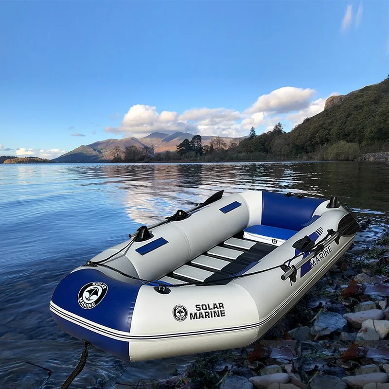 Solar Marine 8,5-подножието риболовна лодка за 3-ма души, Семейно забавление, Надуваем каяк, кану с багажником и аксесоари