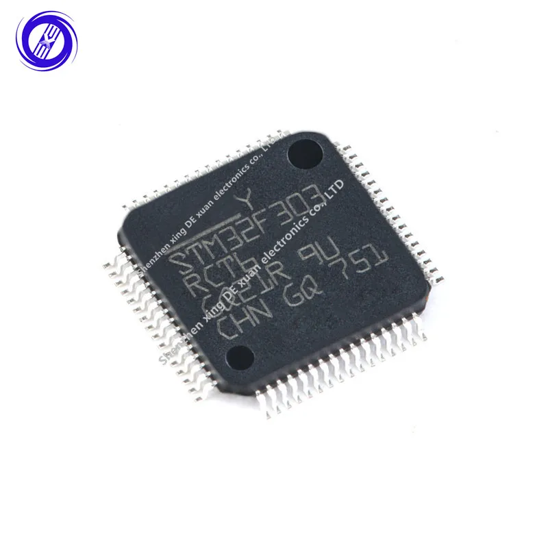 STM32F303 STM32F303RCT6 LQFP-64 Cortex-M4 32-битов Микроконтролер-Чип MCU IC Integrated Circuit