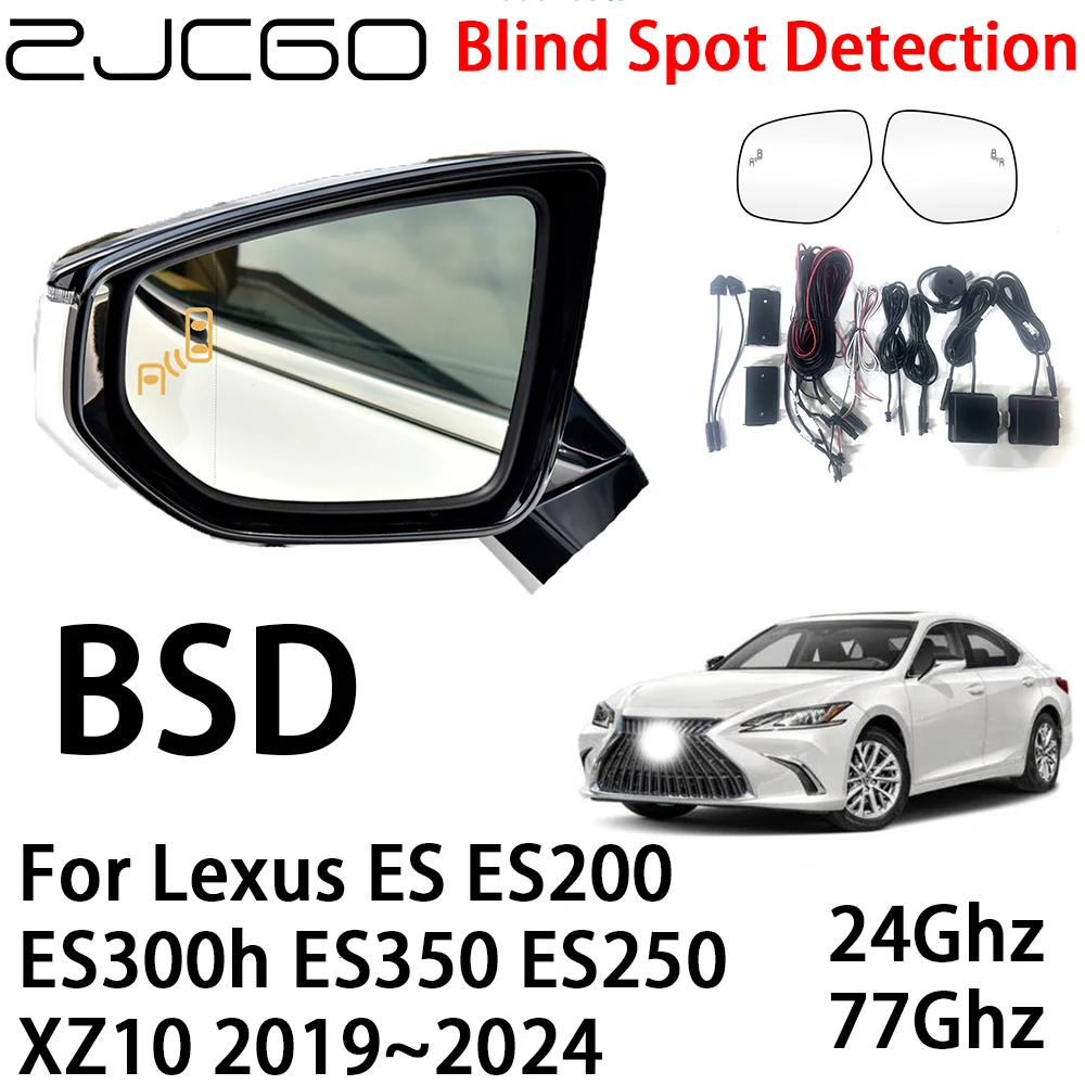 ZJCGO BSD Радарът на Системата за Предупреждение За Откриване на Слепи зони Предупреждение за безопасно Шофиране за Lexus ES ES200 ES300h ES350 ES250 XZ10 2019 ~ 2024
