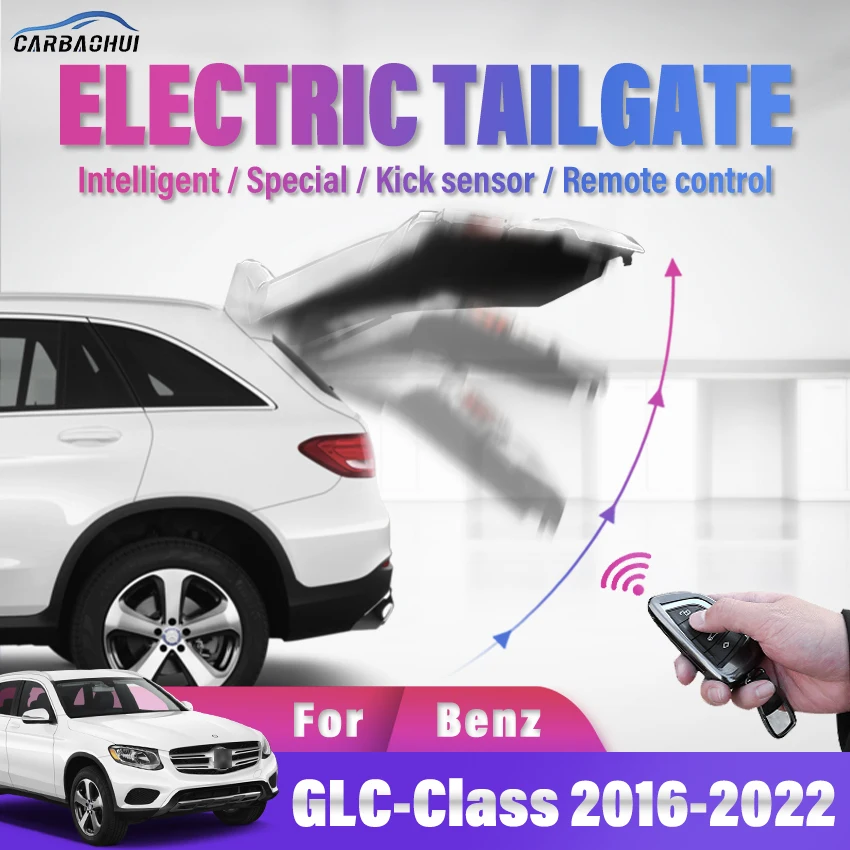 авто електрическо задвижване на задната врата електрическо задвижване на багажника, Сензор на удар за Автомобилни доводчика комплект за захранване на задния капак За Mercedes Benz GLC Class 2016-2022