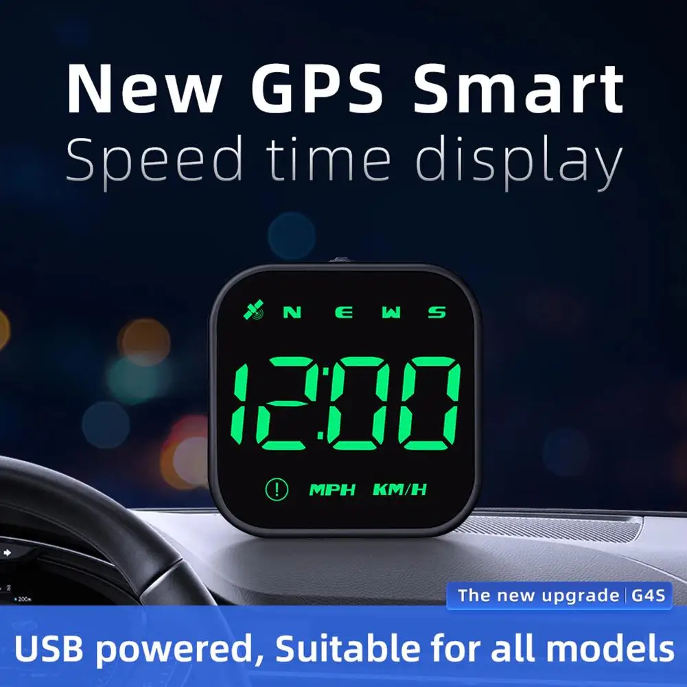 Авто централен HD-дисплей GPS за измерване на Скоростта на Скоростта на кмч Цифров HUD проекторът на предното стъкло за всички моторни превозни средства Аксесоари за авто електроника