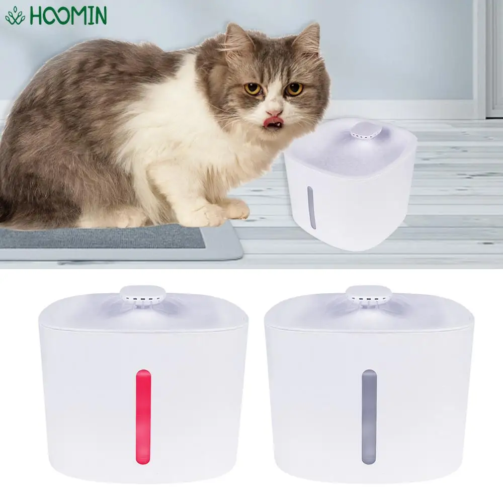 Автоматично чешма за вода с обем 3 л с led подсветка, пияч за кучета и котки, умна пиенето за домашни любимци, диспенсер за вода и за котки, зоотовары USB