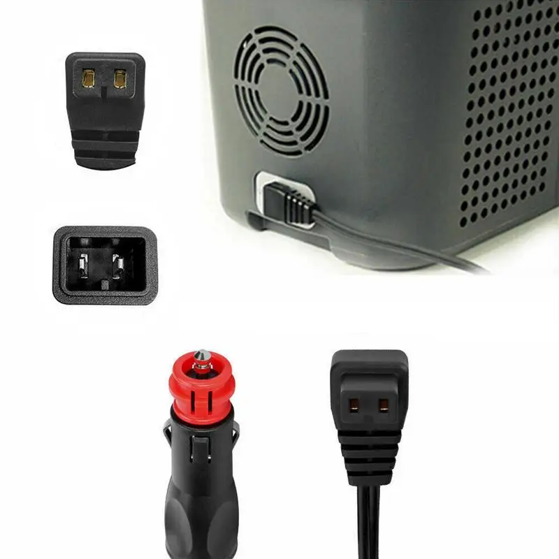 Автомобилен Хладилник Запалката Кабелен Охладител зарядно устройство ще захранване на Променлив Линия 12V За Автомобил на Хладилника Топло удължителен кабел захранващ Кабел с Щепсел 2M