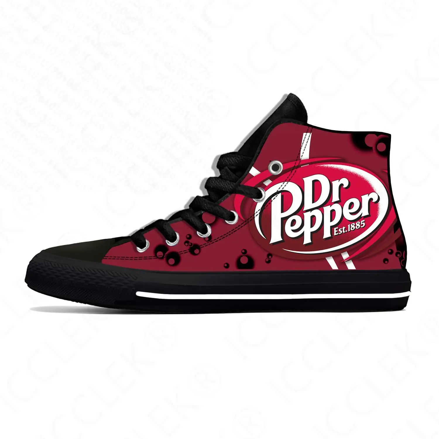 Високи туристически обувки DR Pepper Мъжки Женски Юношеските Ежедневни обувки Парусиновая обувки за бягане с 3D принтом Cosplay Дишаща Лека обувки