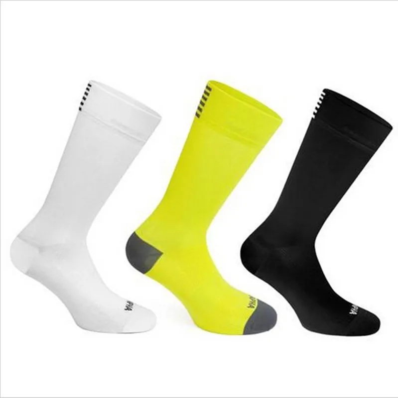 Висококачествени спортни чорапи професионално марка, дишащи чорапи за шоссейного на велосипеда, Мъжки и дамски спортни чорапи за колоездене на открито