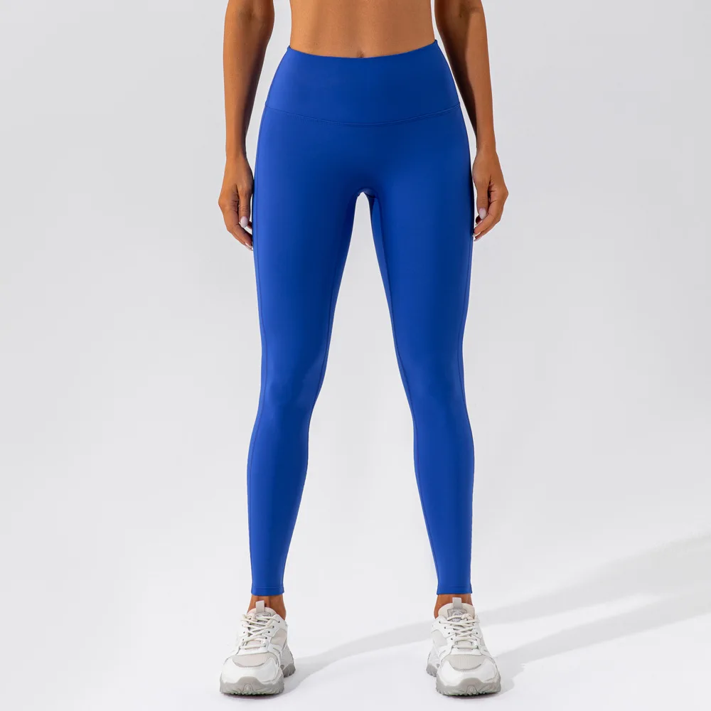 Дамски панталони за йога телесен цвят с висока талия, подтягивающие бедрата, компресия панталони за фитнес, спортни панталони за джогинг Lulu Hip Beauty Pants