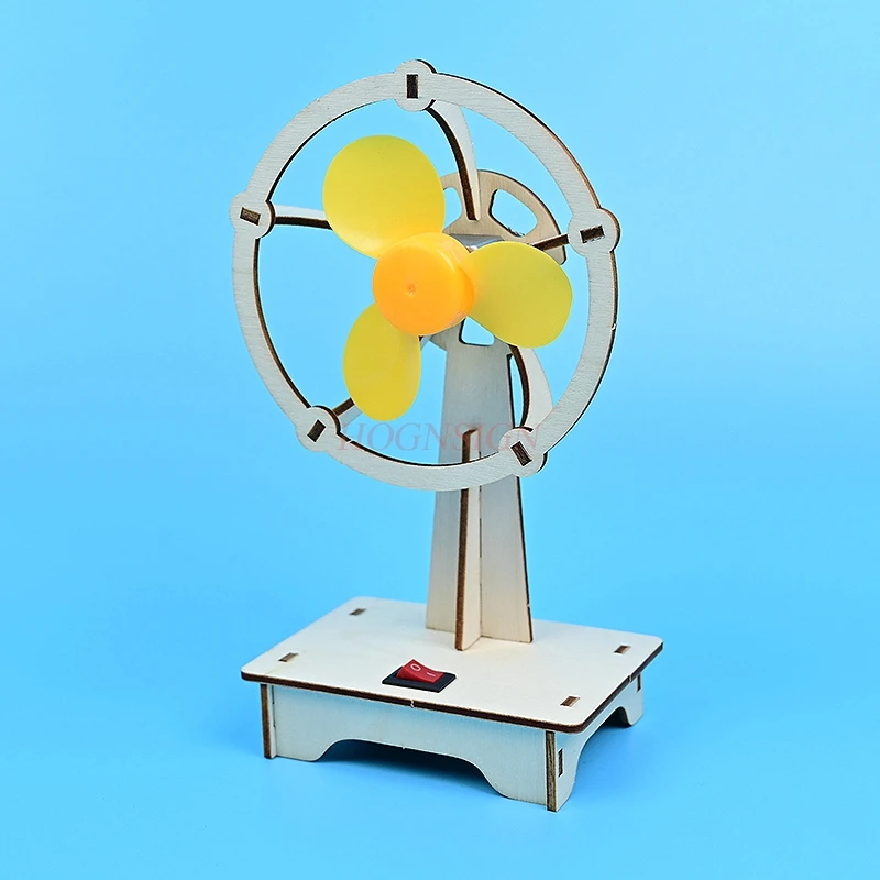 Електрически вентилатор дърво на новата технология за производство на дребни творчески научен експеримент весел ПАРНА материал набор от учебни помагала за децата