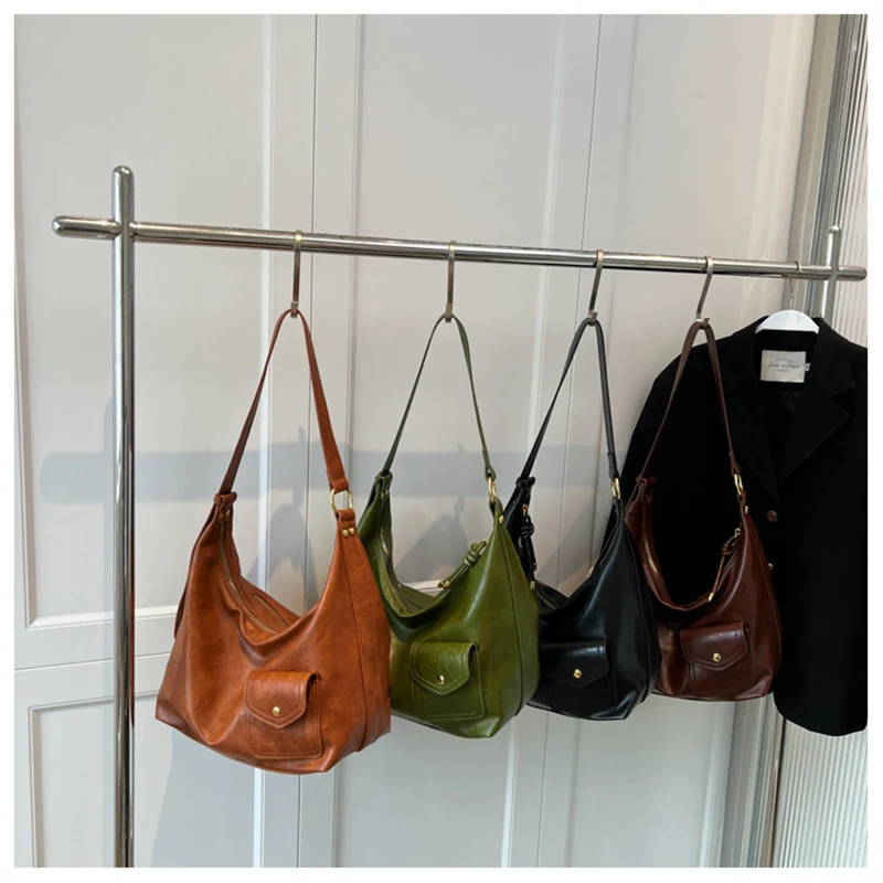 Есенни разнообразни ежедневни оригинални чанти през рамо от висококачествена мека изкуствена кожа, за жени, портфейли и портмонета за междуградски пътувания с голям капацитет