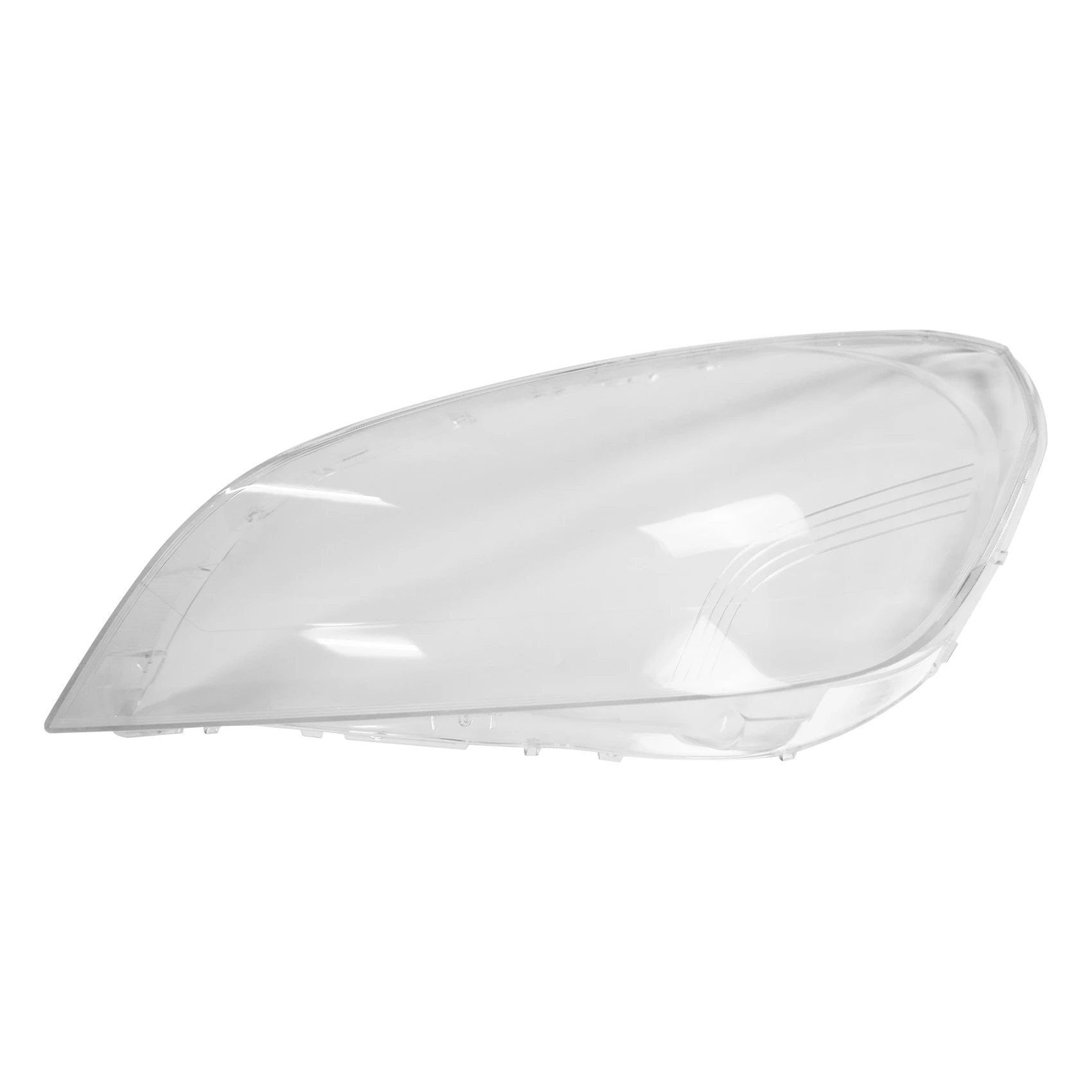 За S60 S60L 2009-2013 Покриване на предната лява фаровете на колата Прозрачна лампа, Стъклена леща Капак фарове