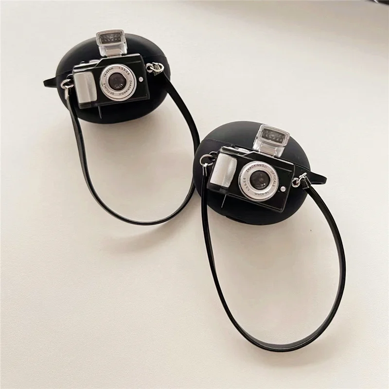 За Sennheiser CX400TW1C, калъф за CX200TW1 с анимационни модел камера, силиконов защитен калъф за слушалките на Sennheiser CX200TW1 funda