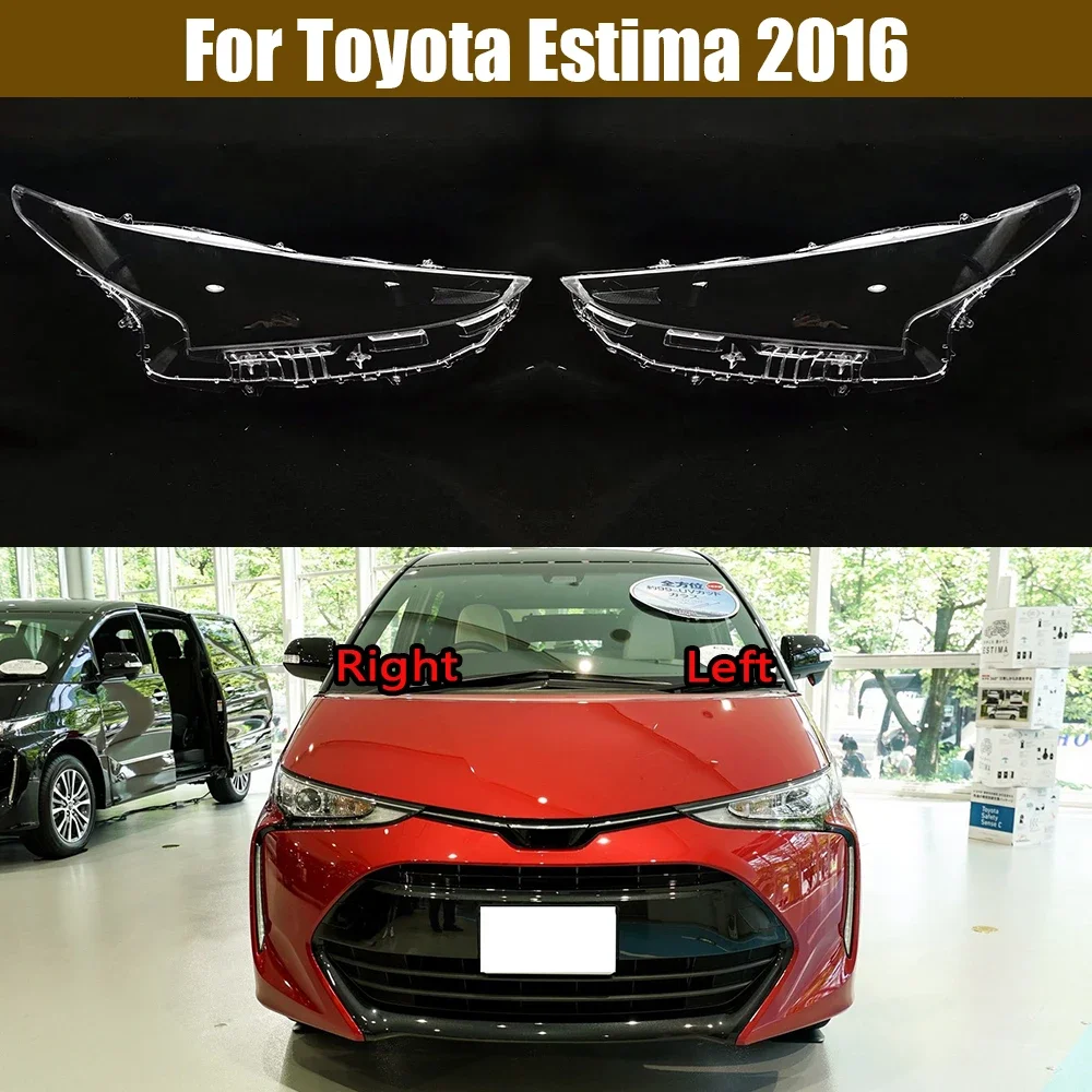 За Toyota Estima 2016 Делото пред фаровете на колата Лампа фарове Капачка на фенер Капачки за стъклени лещи на Капака на корпуса