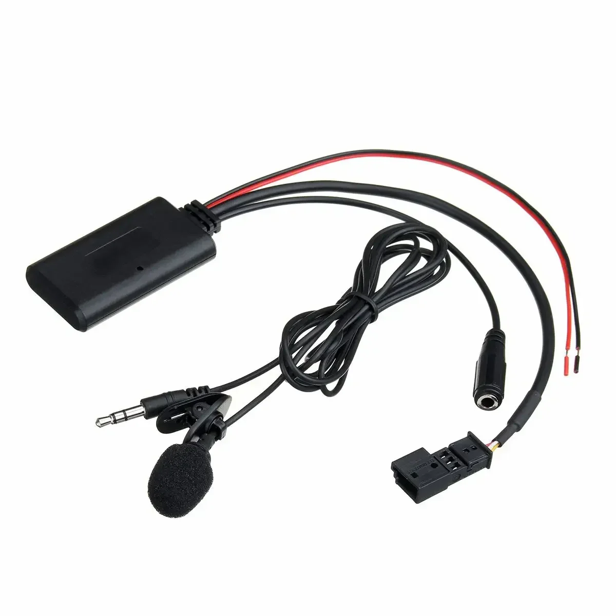 кабел-адаптер Bluetooth, Aux-приемник с микрофон за BMW E39 E46 E53 X5 2002-2006 година за интерфейс аудиоголовки с голям екран 16: 9