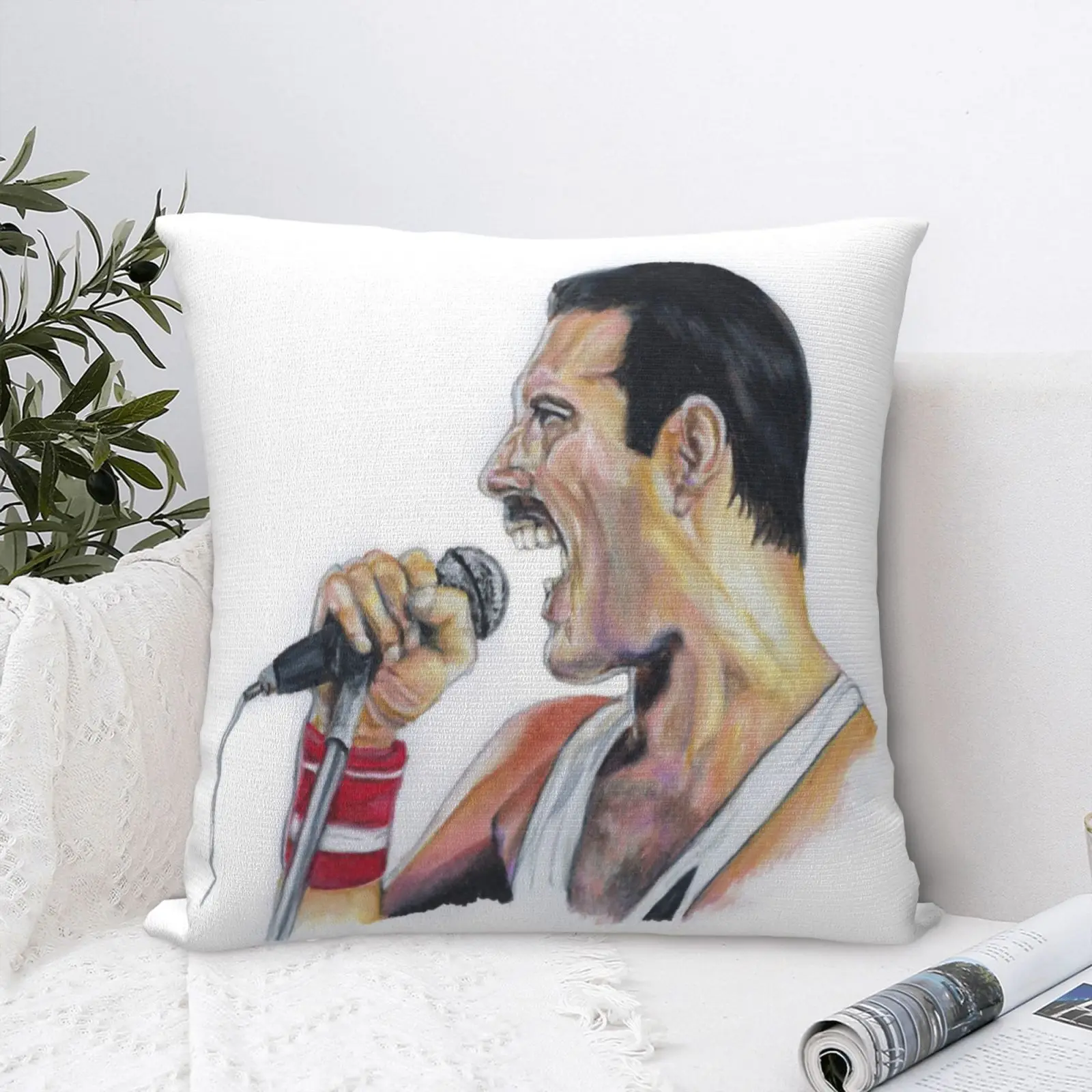 Калъфка Freddie Mercury 10 Калъфка за възглавница Декоративна Хол Персонализирани летни детски калъфки за възглавници