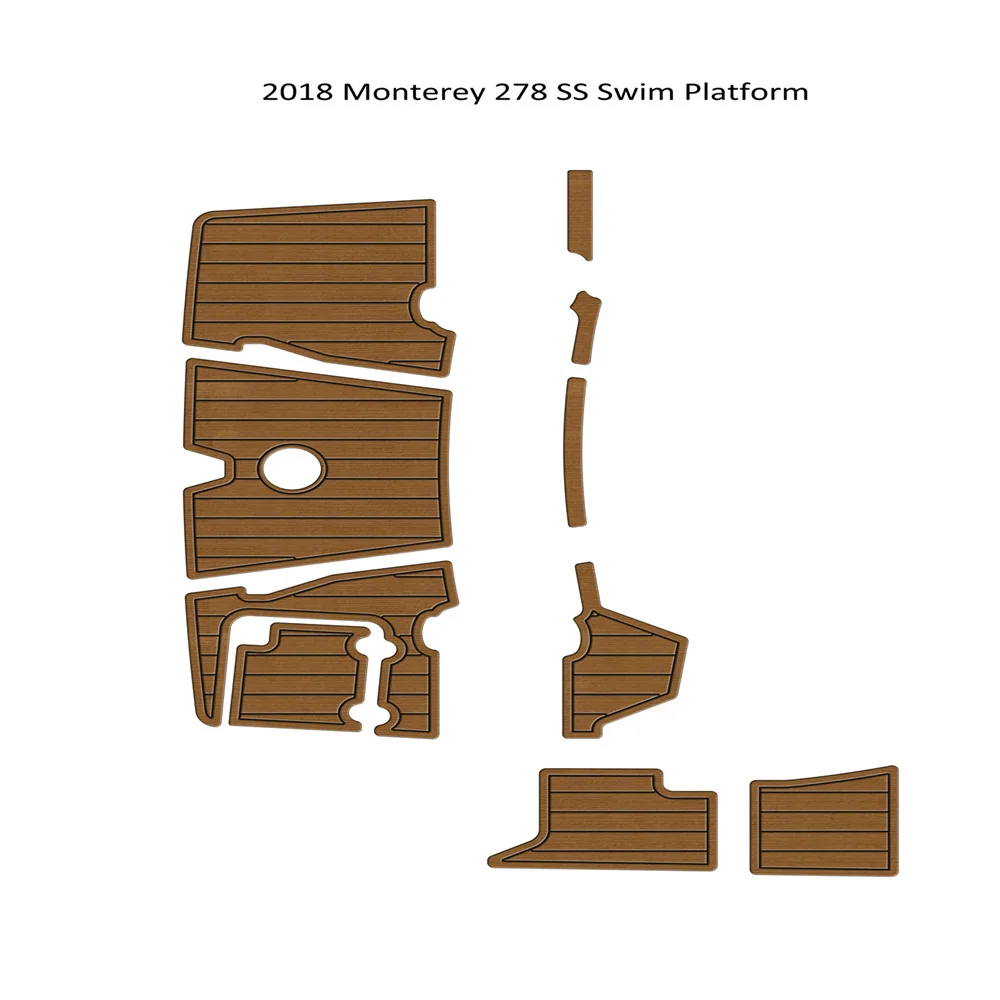 Качеството на 2018 Monterey 278 SS Плавательная платформа Крака лодка EVA Пяна Tick паркет, Подложка за пода