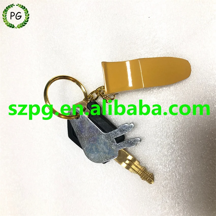 Ключодържател с назъбен кофа на багер с ключ за запалване 8H5306 5P8500 за Caterpillar