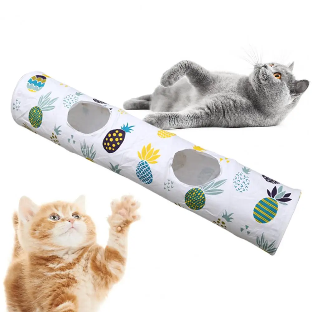 Котешки тунел, страничен тунел за котки, Здрав преносими котешки тунели, забавни играчки за домашни котки, които са устойчиви на надраскване тръба, сгъваеми