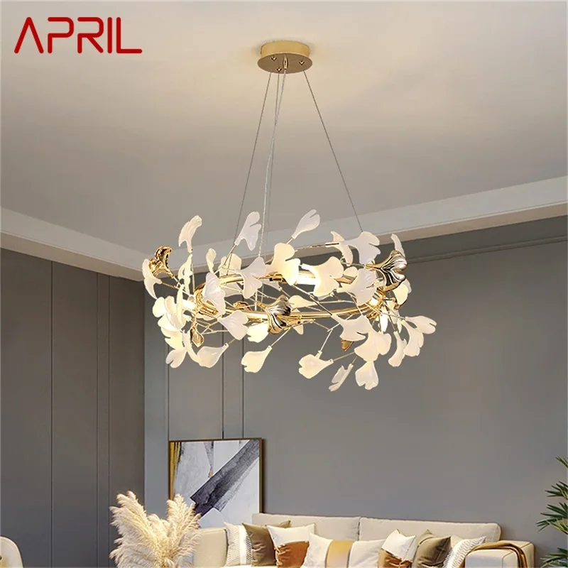Креативен окачен лампа APRIL Nordic, полилей Светулка, окачена лампа, модерни led осветителни тела за дома