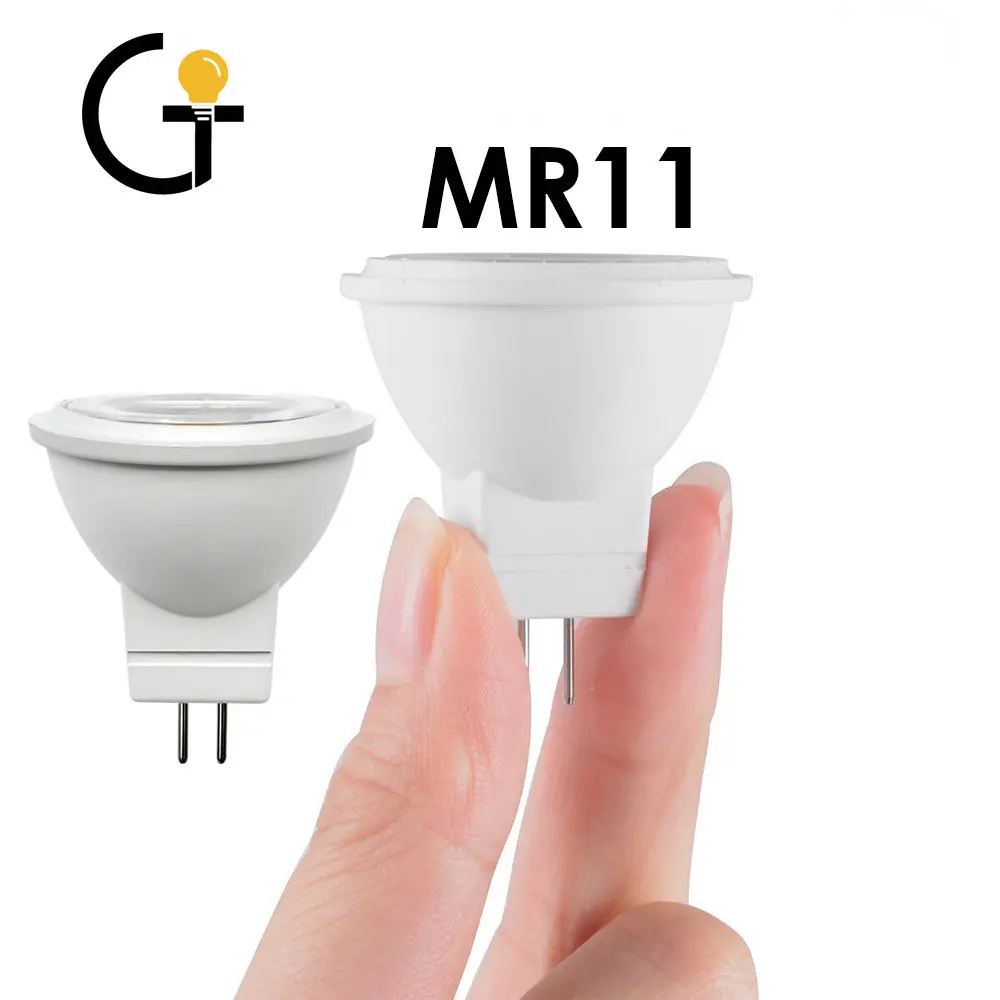Лампа MR11 GU4 LED Mini COB Фокус 12V 3W High Light Топло Бяла Светлина е Подходящ за Заместител на Кухненски Мебели 20W 50W Халогенна