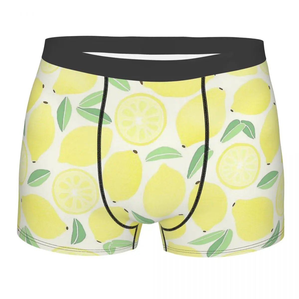 Летни гащи Lemons, памучни бикини, мъжко бельо, панталони-боксерки с принтом