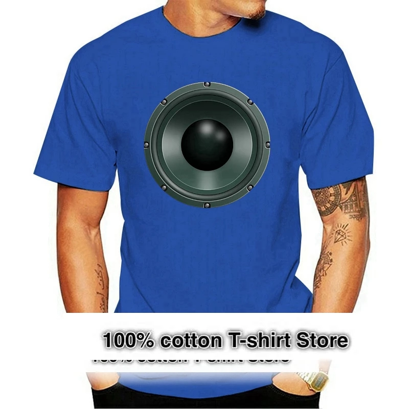Лято 2021 Известна марка Говорител Тениска Високоговорители Високоговорител Музикални графична Мъжка тениска тениска на Тениски