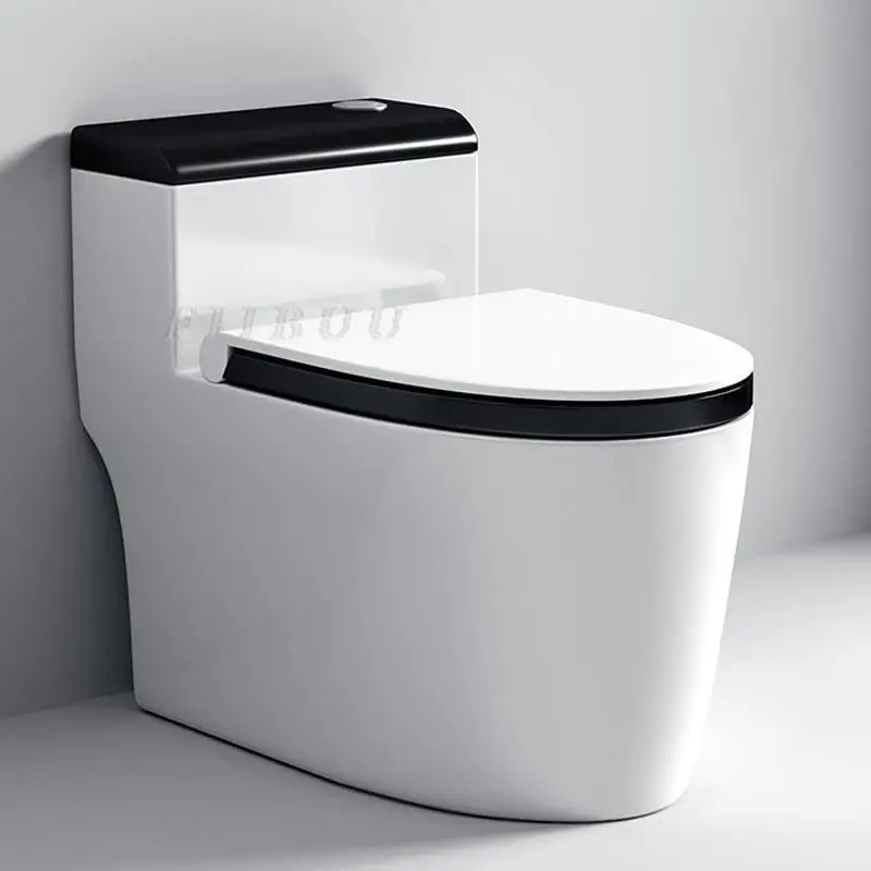 Меко закрывающееся седалка за тоалетна в банята, рискът се увеличава диаметър на тръбопровода, едно парче тоалетна чиния за бани, керамични домакински продълговата форма на тоалетна чиния