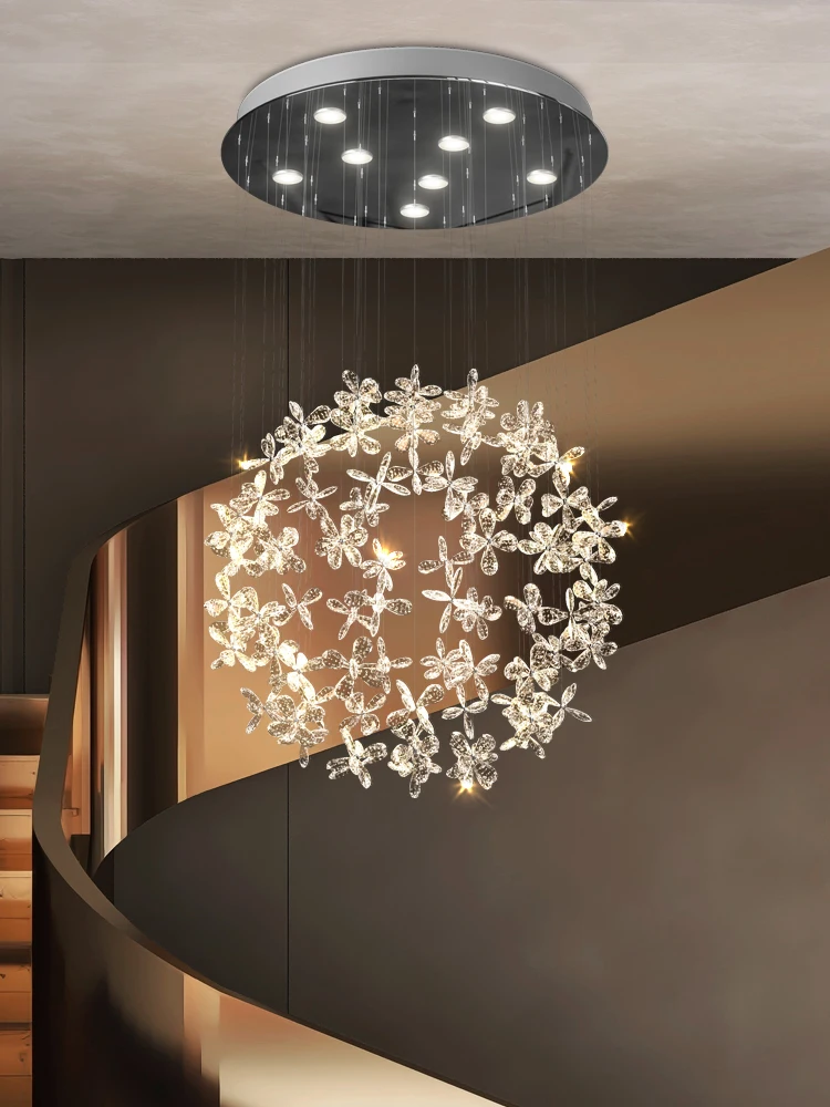 Модерна таванна полилей за спални, хол с хрустальным светлина, луксозен полилей, кръгла led лампа за ресторант