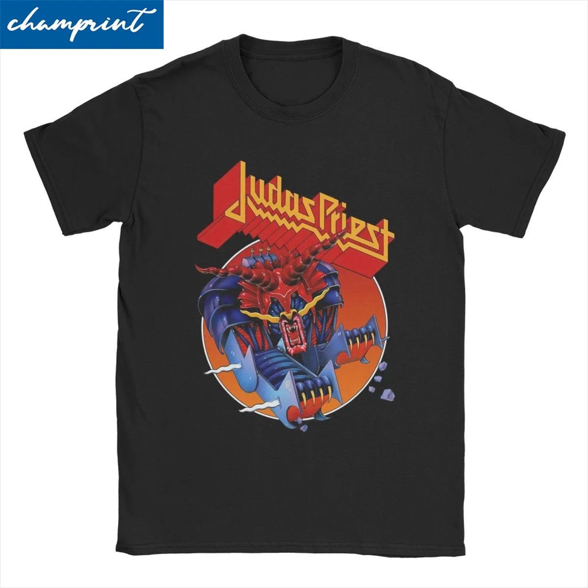 Мъжки И дамски тениски Judas Priest Metal Пънк Painkiller, дрехи от 100% памук, тениски с къс ръкав и кръгло воротом, тениски за възрастни