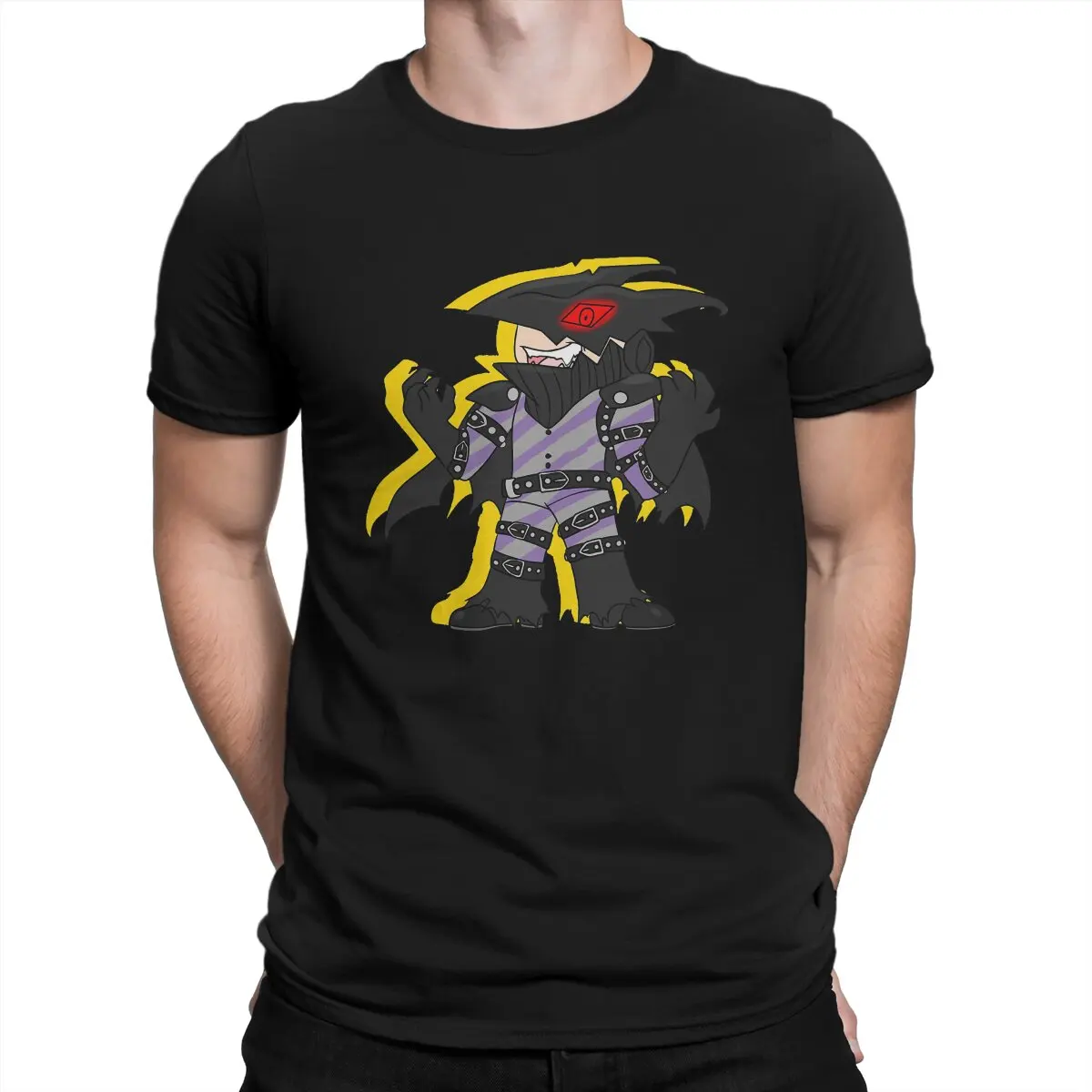 Мъжки креативна тениска Persona 5 The Mad Crow с кръгло деколте, базова тениска, отличителна подарък дрехи, градинска облекло