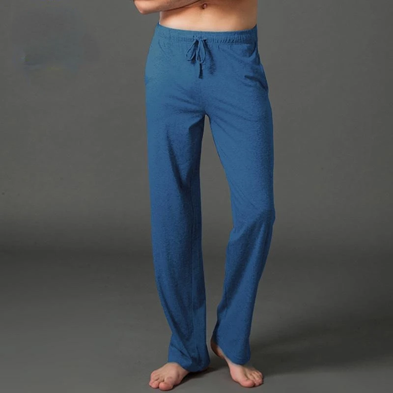 Мъжки памучни панталони с висока талия, пролет-лято 2023, облекло за свободно намаляване, ежедневни реколта панталони за Q326