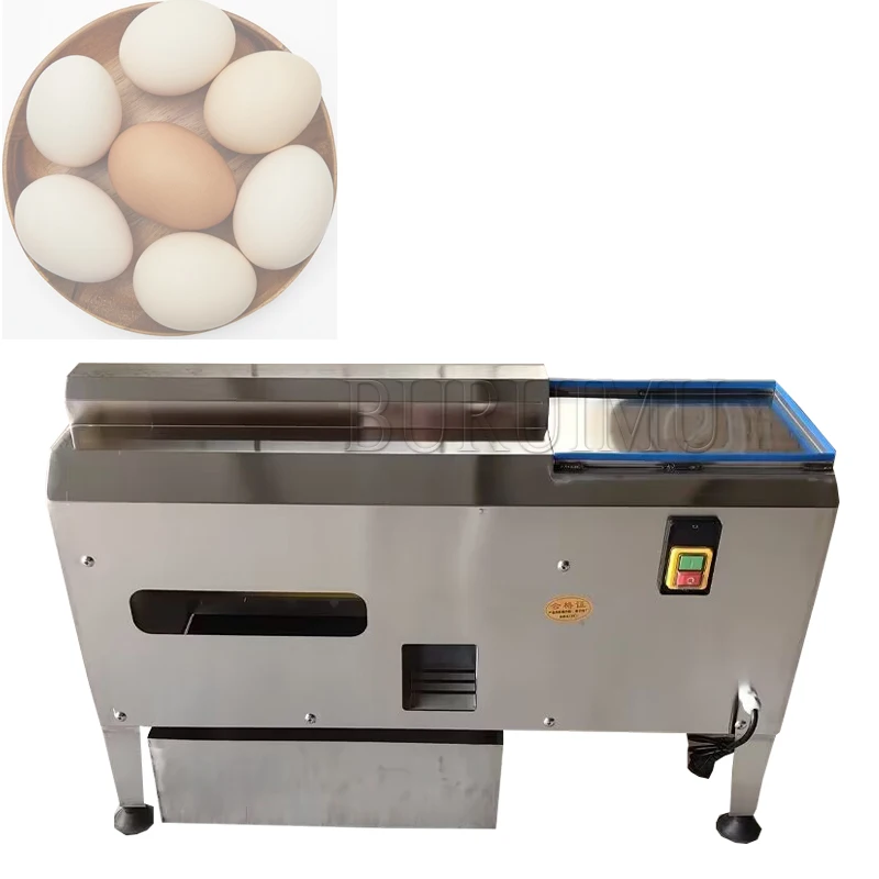 Напълно автоматична машина за почистване сварени яйца, машина за почистване на яйца от обвивката, машина за отстраняване на черупката на яйцето
