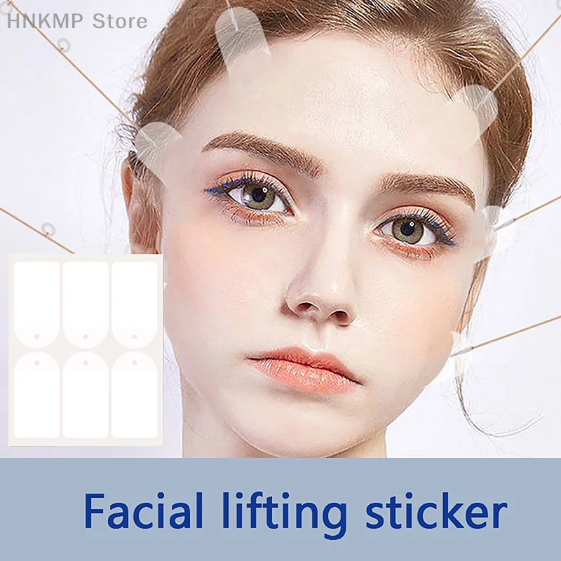 Невиждано тънък стикер за лице V-образна форма, бърз лифтинг на лице, лифтинг на шията, очите, двойна брадичка, бръчки, лента за грим