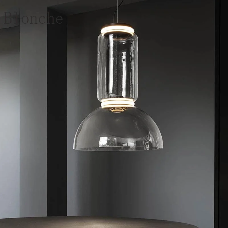 Нов Италиански дизайн, окачена лампа от тежкото стъкло, модерен окачен led лампа в скандинавски стил, лампа за домашна трапезария, интериор на магазин в стил loft