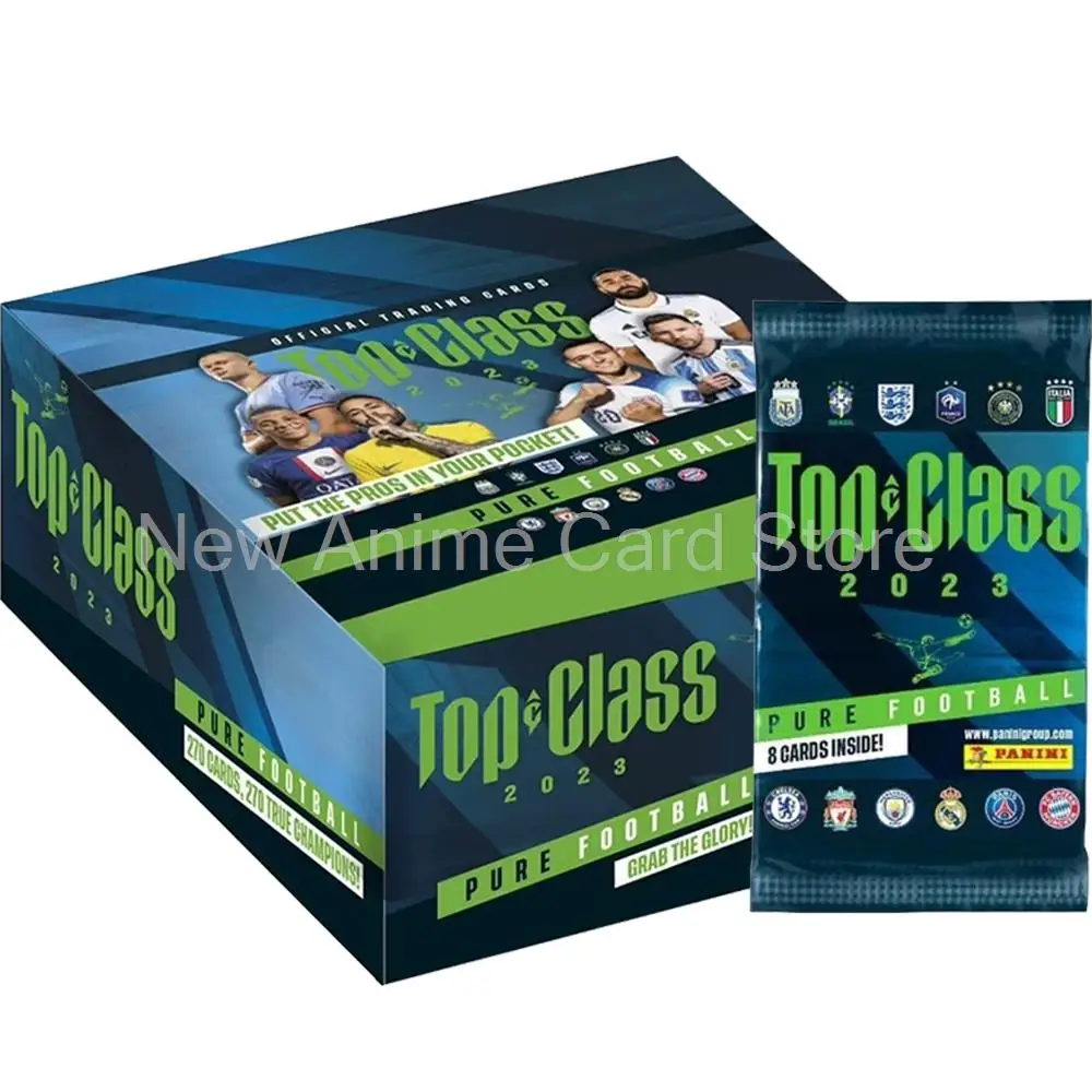 Нова официална търговия са подбрани карта Панини Top Class 2023 Pure Football Box от 24 x 192 БР Картички с ограничен брой фенове подаръци