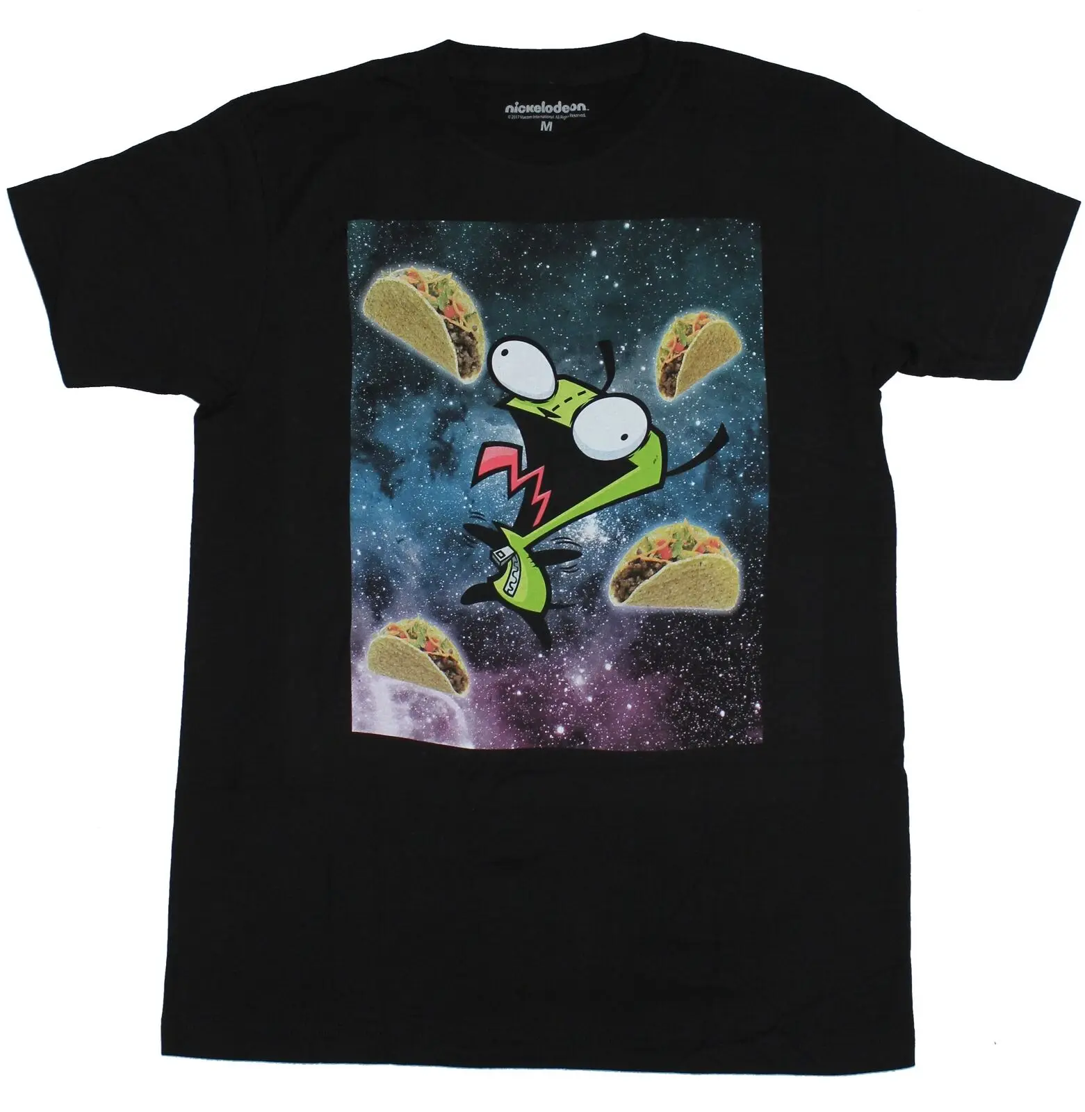 Нова тениска за възрастни Нашественик Zim - общото правило с участието на Тако в космоса