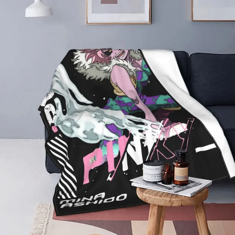 Одеяла Кутре Mina Ashido отвътре целия сезон My Hero Academia в естетически аниме-дизайн, покривки за легла, подложка за спални